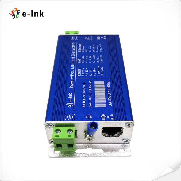 Quality 10/100/1000M Gigabit Poe Injector , Ethernet Power PoE Surge Protector IP 20 for sale