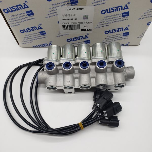 206-60-51101 Solenoid Valve Assy 2066051101 For KOMATSU PC200-6 PC300-6 PC400-6