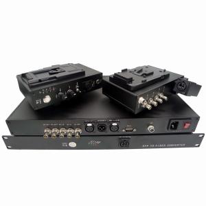 4 channel Optical Fiber Camera System unit for ENG,SNG and EFP and Datevideo Remote MCU-100 REVERSE video