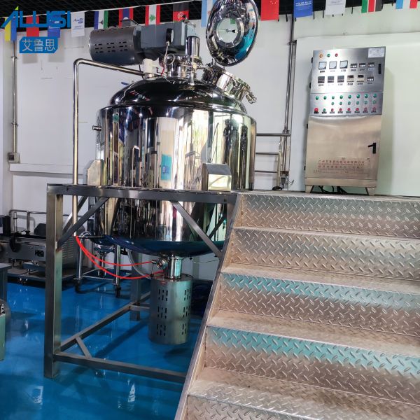500L Fixed Automatic Emulsifier Mixer High Shear Homogeneous Vacuum Emusfifying