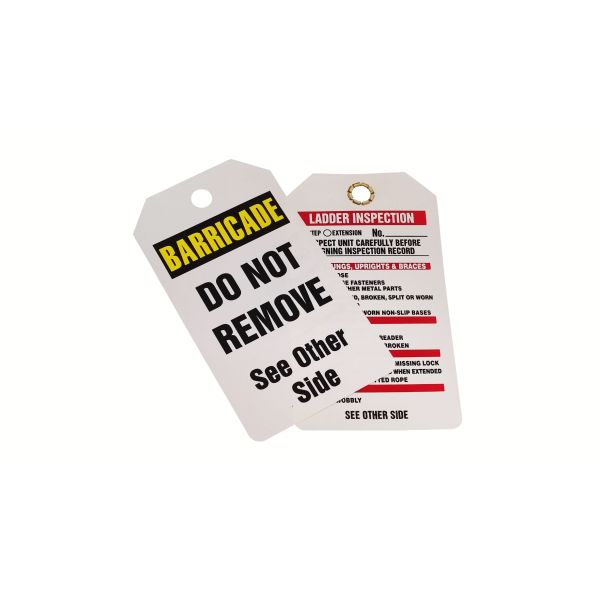 Custom Design Plastic Safety Tag PVC Material For Durable Performance