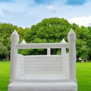8 to 13 Years Age Range White Bouncy Castle with Customized Color and Double