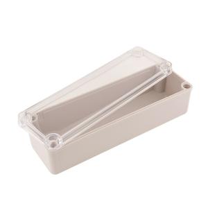 Weatherproof IP65 250*80*70mm Clear Plastic Enclosure Box