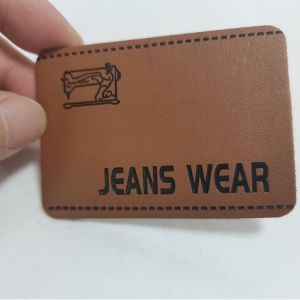 Durable Embossed Leather Patches - 3-8cm Custom Size for Jackets/School Uniforms