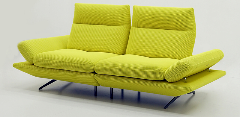Luxury Modern Recliner Sofa with Sliding Backrest Function