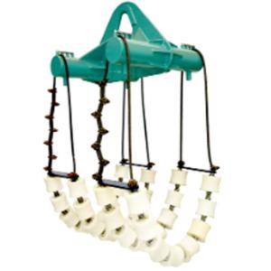 55T Load Pipe Roller Cradle 610mm 914mm Pipe Lowering Cradle