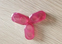 PS Clear Plastic Pill Bottles OEM Single Capsule Packaging