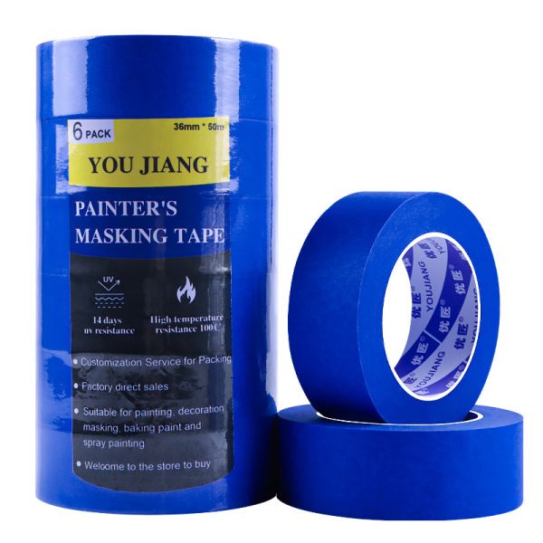 Blue Multi-Surface Painters Masking Tape Single Sided For Wall Painting
