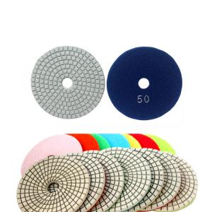 7 Step Wet Diamond Floor Polishing Pads For Concrete / Floor Renovation