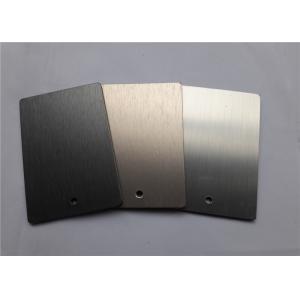 Brushed Finished Painted Aluminum Sheets Customizable Width Good Rigidity