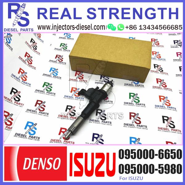 common Rail Diesel Fuel Injector 8-98030550-4 8980305504 095000-6650 for 6WF1 Engine