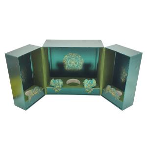 Wholesale Double Door Cosmetics Paper Perfume Packaging Box Custom For Skin Care Products from china suppliers