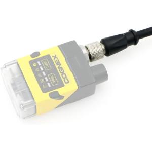 Alvin's M12 12-Pin Female to Open End Cable for Cognex Camera & Automation, 8M