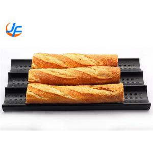 RK Bakeware China Foodservice Gold Nonstick Aluminium Baguette Baking Tray