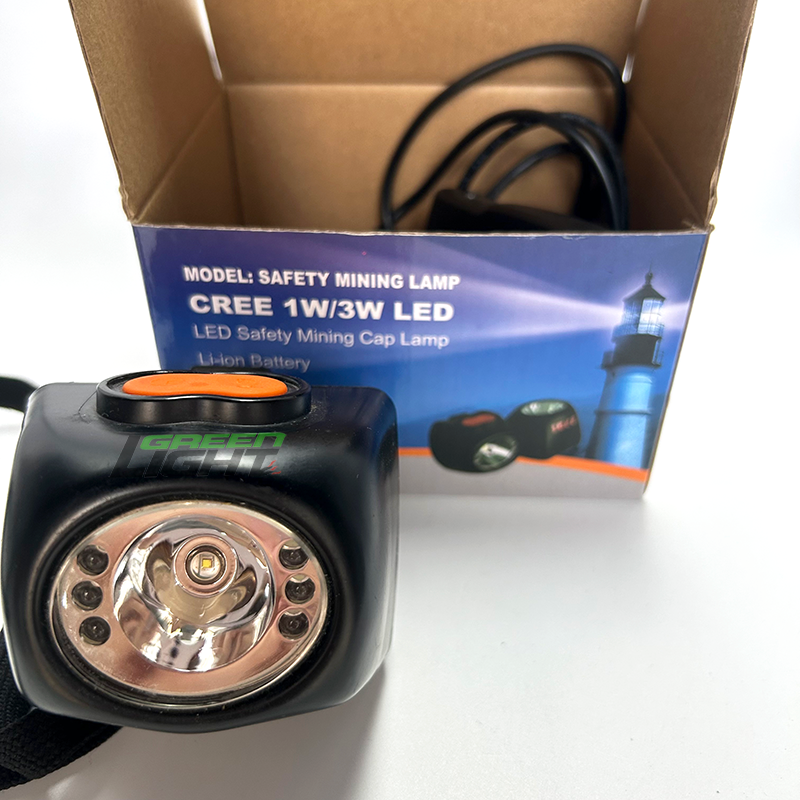 Wireless Led Mining Light One Main Light Six Auxiliary Lights Headlamp Light for Safety Helmet for Industrial