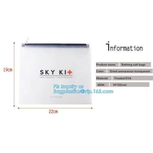 China nylon slider zipper pvc cosmetics bag, vinyl toiletry zipper bag pvc slider bag custom creative wholesale pvc transparen on sale