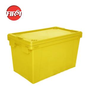 Wholesale Collapsible Stackable Plastic Milk Crates Reusable Moving Boxes With Lids Injection from china suppliers