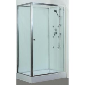 Massage Rooms / Clubs Rectangular Clear Glass Shower Enclosures With Tray