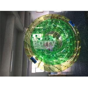 Outdoor Inflatable Water Toys Aqua Rolling Ball With PVC / TPU Material