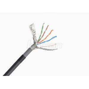 Stable Performance SFTP Cat5e Cable , 500m 0.5mm CCA CAT5E Wire 4 Pair Lan Cable