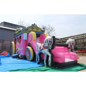 Wholesale Kids' Favorite Inflatable Bounce Castle with Slide and Custom Logo Repair Kit Included from china suppliers