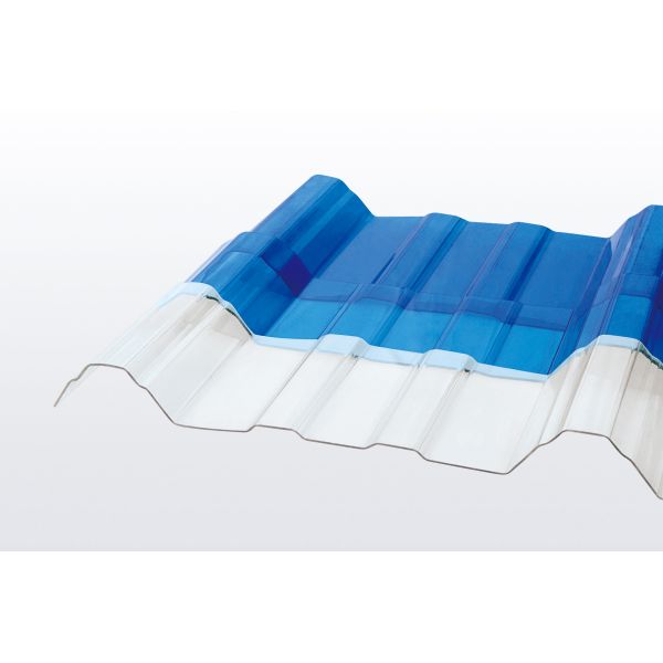 Lightweight Clear Corrugated Polycarbonate Plastic Sheet Roofing