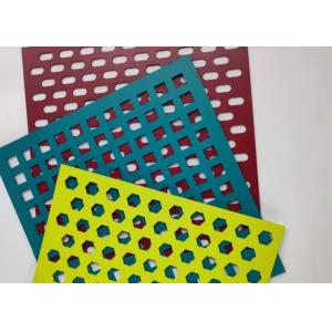 Architectural Perforated Aluminum Sheets 1.2*2.4m Hole
