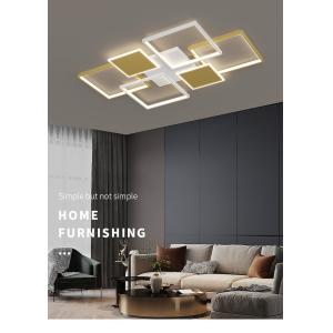 Modern LED Ceiling Light Simplicity Fashion Geometric Light luxury Black Gold