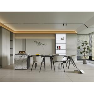 Light Yellow Sintered Stone Slab 1420x2700mm Matte Bathroom