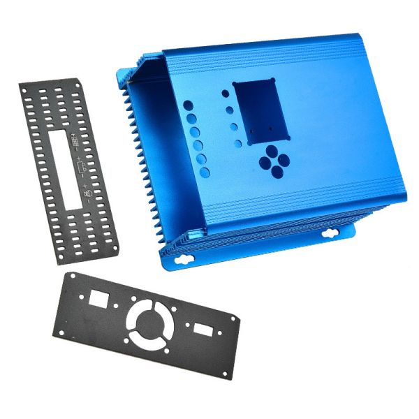Quality Electronics Housing Extruded Aluminium Enclosure OEM Anodizing Blue for sale