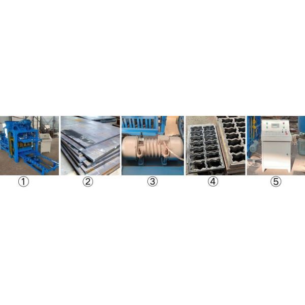 Diesel Engine Type Hollow Solid Pavement Cement Concrete Block Machine