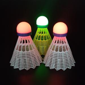 Glowing Luminous LED Badminton Shuttlecock Colorful Flashing Lighted LED