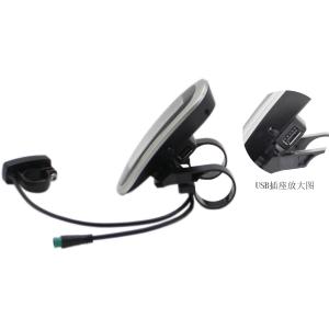 Cruise Function Electric Bike LCD Display Front And Rear Lighting Control