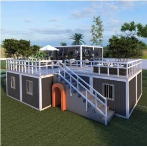 Wholesale Light Steel Structure Frame Removable Prefabricated Container House for Luxury Living from china suppliers