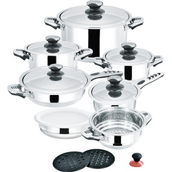 Combination Cookware Set Stainless Steel Kitchen Soup Cooking Pot Non Stick