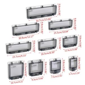 Wall Mounted Electric Enclosure Plastic Switch Circuitbreaker Box IP67
