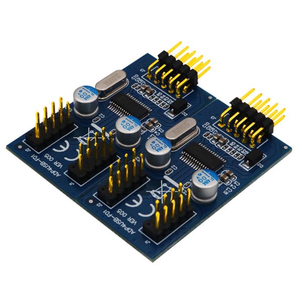 Quality 9pin USB Header Male 1 To 4 Female Extension Splitter Cable Connector Adapter for sale