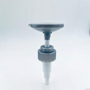 Empty 24-410 Black Plastic Lotion Pumps Cylinder Shaped Clear