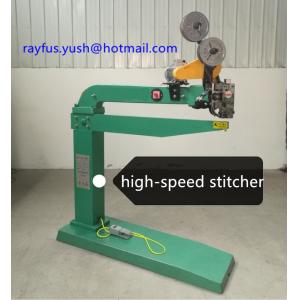 Corrugated Box Stapler Machine Oblique Double Staple Manual Or Servo Control