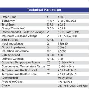 CMA Chinese Cheap Excellent Mechanical Properties Compression Load Cell