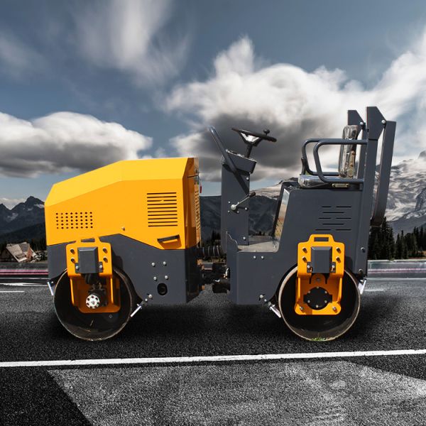 High Quality 2ton Min Double Drum Roller Vibratory Asphalt Road Roller Compactor