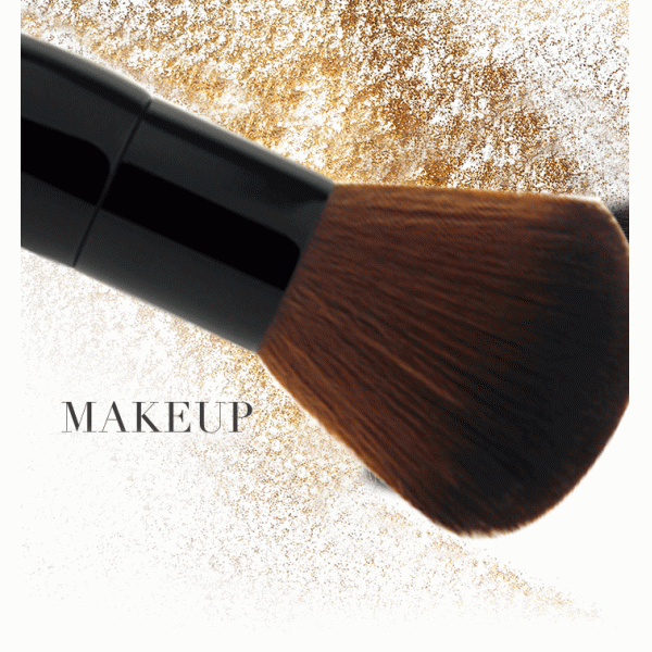 Cosmetics Angled Makeup t Foundation Makeup Brush With Black Handle