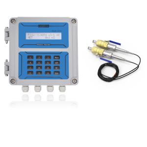 Industrial Carbon Steel Insertion Ultrasonic Flowmeter with 16 Light Tactile