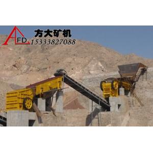 Industry Mobile Aggregate Production Plant High Crushing Rate Excellent Particle