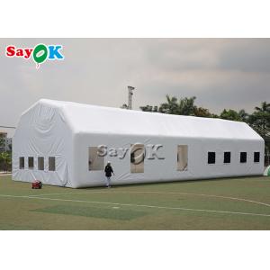 Inflatable Work Tent Waterproof White 20x10x5.5mH Inflatable Automotive Paint
