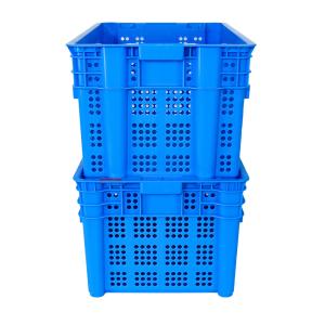 Customized Logo Mesh Plastic Crate for Nestable Stackable Plastic Turnover