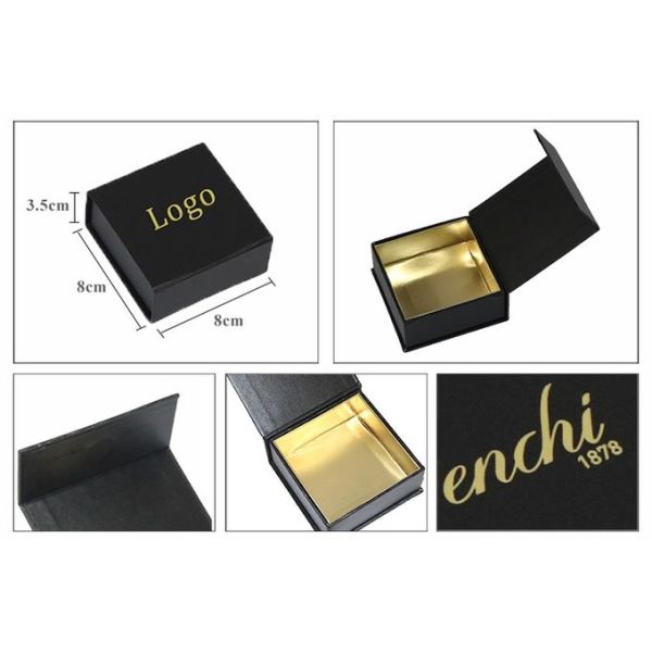 8*8*3.5cm Multipurpose Chocolate Gift Packaging Boxes With Hot Stamping Logo