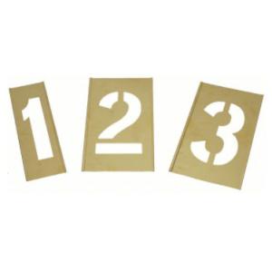Letter And Number Brass Interlocking Stencil Custom Shaped
