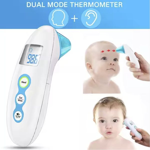 LCD Screen Infrared Medical Thermometer 1 - 3cm FDA Approved Touchless