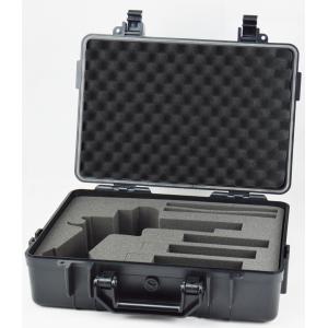 2 Compartments And 1 Handle Plastic Gun Case For Medium Guns